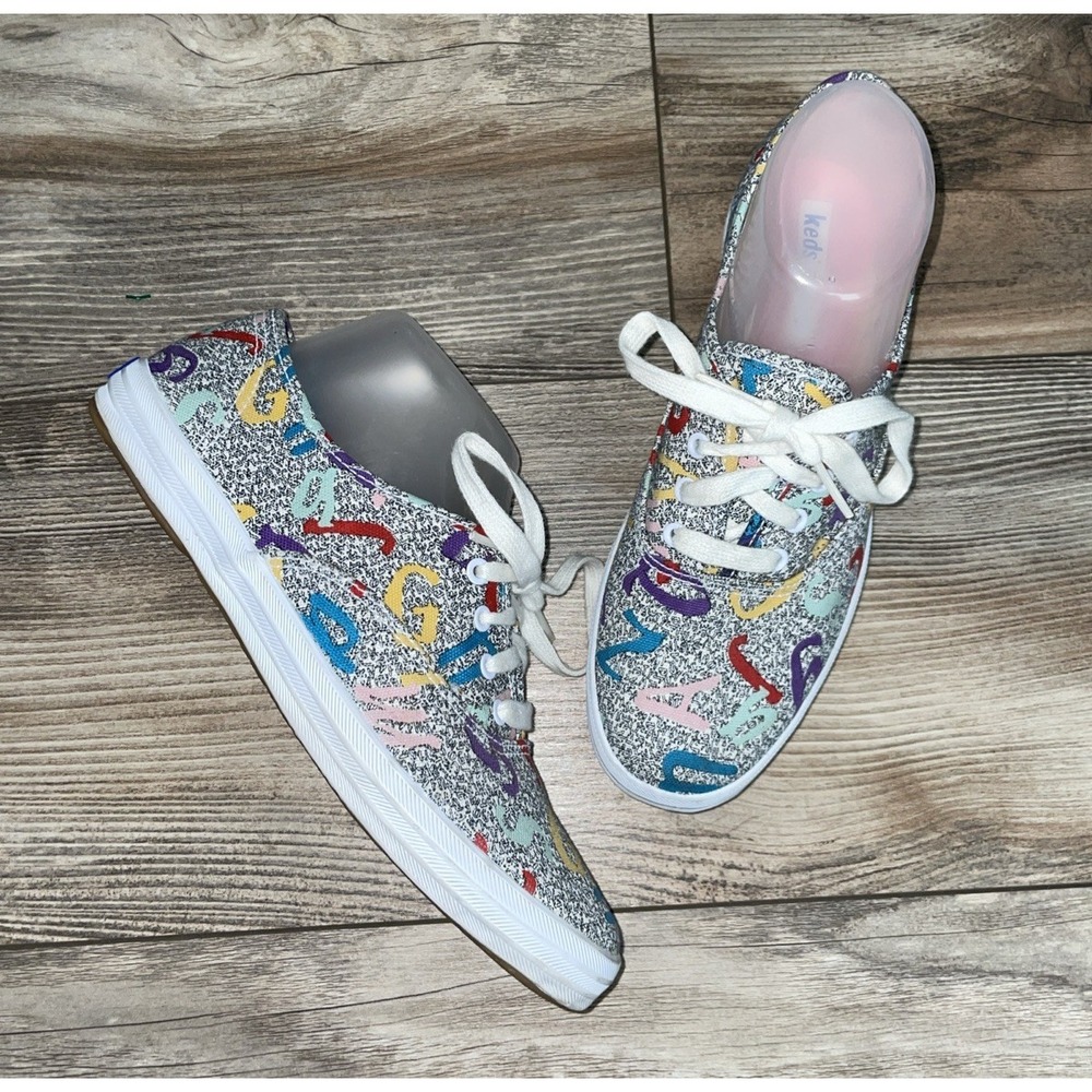 KEDS Original Sneakers ABC Alphabet Teacher Womens Shoes Sz 7 👣